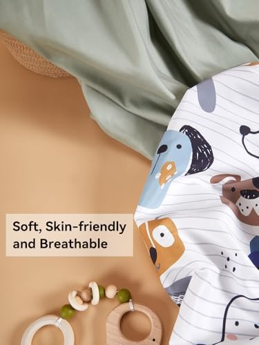 TILLYOU Changing Pad Cover Set in Soft Jersey Material - Image 3