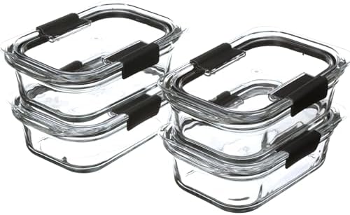 Rubbermaid Brilliance Glass Food Storage Containers, 3.2 Cup, Leak-Proof - Image 6