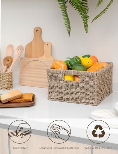 StorageWorks Wicker Storage Baskets - Image 4