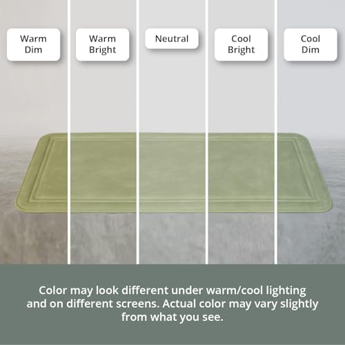 ITSOFT Memory Foam Bath Mat 59X23, Non Slip, Machine Washable, Quick Dry & - Image 4