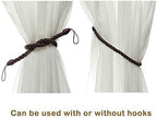 BEL AVENIR Curtain Tiebacks Ropes Tie-Backs, Handmade Holdbacks - Image 5