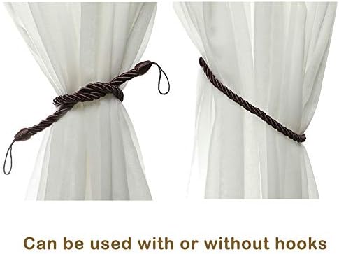 BEL AVENIR Curtain Tiebacks Ropes Tie-Backs, Handmade Holdbacks - Image 5
