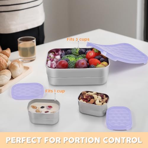 Tanjiae Small Stainless Steel Lunch Containers - Image 6