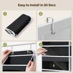 LAMU Over the Door Organizer, Large Capacity Behind the Door Storage - Image 7