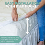 RestLine Premium Bamboo Waterproof Mattress Protector - Image 4