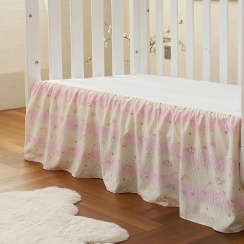 Crib Skirt Dust Ruffle, Microfiber Crib Bed Skirt - Image 2