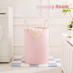 Artfeel Laundry Basket, Woven Cotton Rope Laundry Hamper, 60L - Image 5