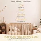 Boao Personalized Name Wall Decal Large Cursive Letter Stickers Big Alphabet - Image 6