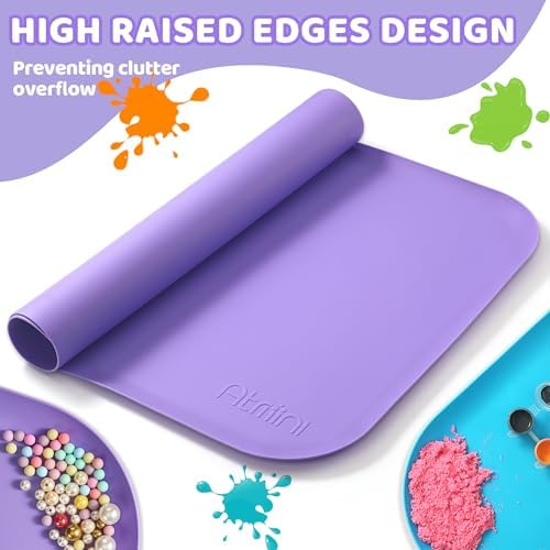 AtMini Silicone Art Mats for Kids, Play Sand, DIY Crafts Mat for Kids - Image 3