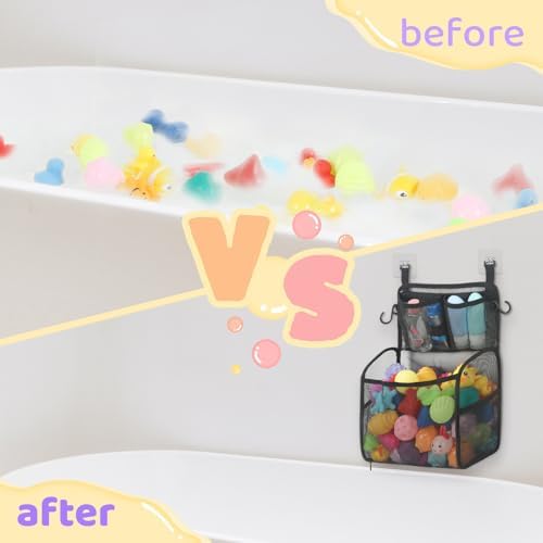 Goowin Bath Toy Storage Holder, Large Openings Bath Toy Organizer, Large - Image 7