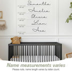 Boao Personalized Name Letter Wall Decal, lassic Cursive - Image 3