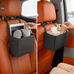 Car Seat Back Organizer, Hanging Leather Storage Caddy Kids - Image 7