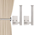 2 Pack No Drill Curtain Holdbacks Metal Curtain Tiebacks by OCIOLI