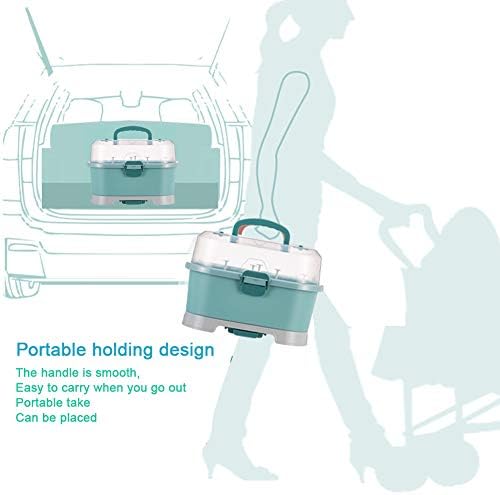 Baby Bottle Drying Rack Storage, Large Nursing Bottle Storage Box Organizer - Image 4