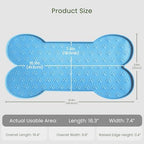PWTAA Dog Food Mat Anti-Slip Silicone Dog Bowl Mat Thicker Pet Placemat - Image 2