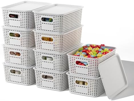 ORGIDOL Plastic Storage Basket by ORGIDOL