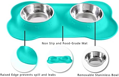 Hubulk Pet Dog Bowls 2 Stainless Steel Dog Bowl - Image 3
