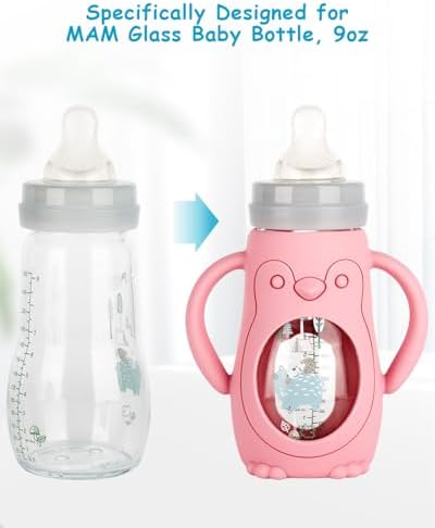 3 Pack Silicone Sleeves for MAM Baby Bottles - Image 6