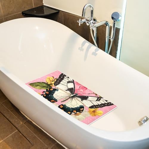 Non Slip Shower Mat Bathtub Mat 15.1x26.8 Inch, Quick Dry Bath Mat - Image 5