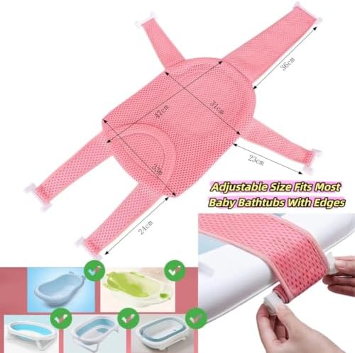Baby Bath Seat Support Net Infant Bathing Support Mat Newborn Bath Tub Seat Mat - Image 4