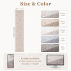 Floral Animal Cream 2x10 Long Hallway Runner Rug, Washable Non Slip Ultra Thin - Image 2