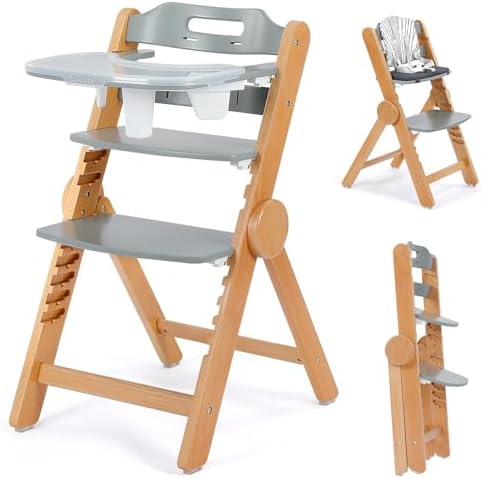 Ezebaby Wooden High Chair Grow by EzebabyOfficialPage