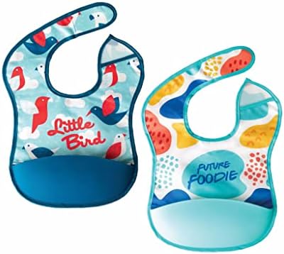 Tiny Twinkle Silicone Pocket Bibs by TinyTwinkle