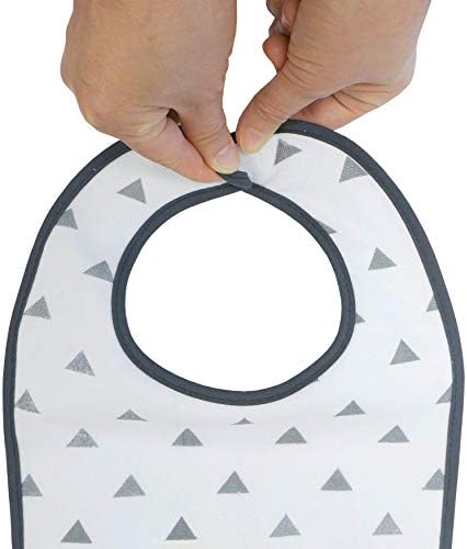 Neat Solutions 10 Pack Water Resistant Bib Set Blue/Grey Assorted, 0+ Months - Image 4
