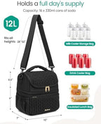 Breastmilk Cooler Bag, 12L Double Deck - Image 2
