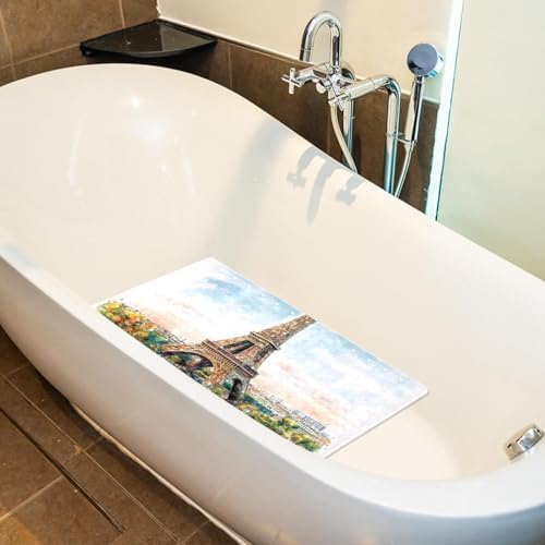 Non Slip Bathtub and Shower Mat 26.8x15.1 inch, Bath Mat - Image 4
