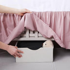 Crib Skirt Dust RuffleCrib Skirt Dust Ruffle, 100% Egyptian Cotton 400 Thread - Image 4