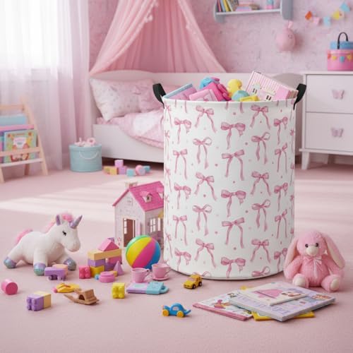 Baby Laundry Basket Kids Hamper Toy Storage Bin - Image 5