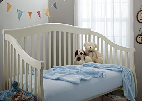 American Baby Company Cotton Fitted Crib Sheet 52x28" - Image 6