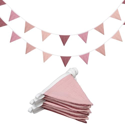 Oudain 2 Pcs Pennant Banner Flags Nursery Garland Triangle by Oudain