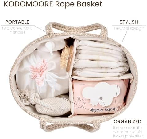 Diaper Caddy Organizer, Gift Basket - Image 4
