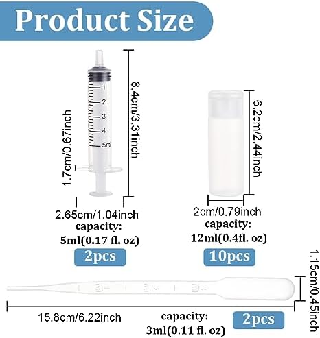 BENECREAT 10 Pack 12ml Small Plastic Flip Cap Sample Bottle Empty Refillable - Image 2
