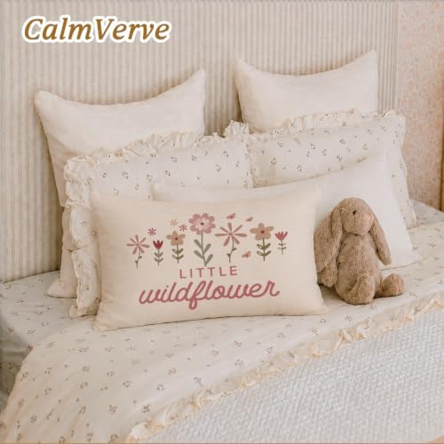 Wildflower Nursery Decor Girl Nursery 12x20 Pillow Cover， - Image 6