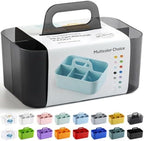 Multiuse Caddy Organizer with Handle, Portable Plastic Tote Bin - Image 7