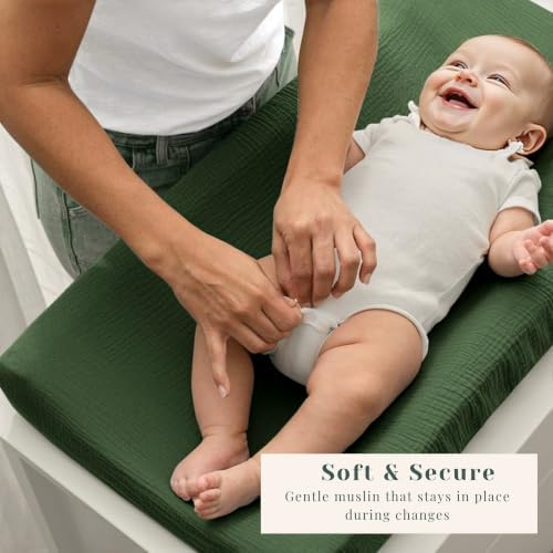 3 Pack Muslin Changing Pad Covers - Image 2