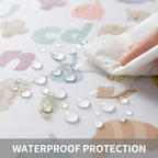 Splat Mat for Under High Chair, Waterproof Washable High Chair Floor Mat - Image 3