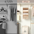 GRANNY SAYS 3-Shelf Hanging Closet Organizer, Foldable Storage - Image 7