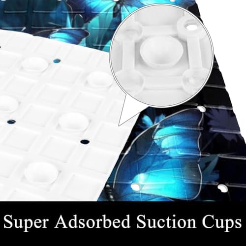 Bathtub Mat Non Slip 26.8x15.1In, Bathroom Decor PVC Shower Mats - Image 3