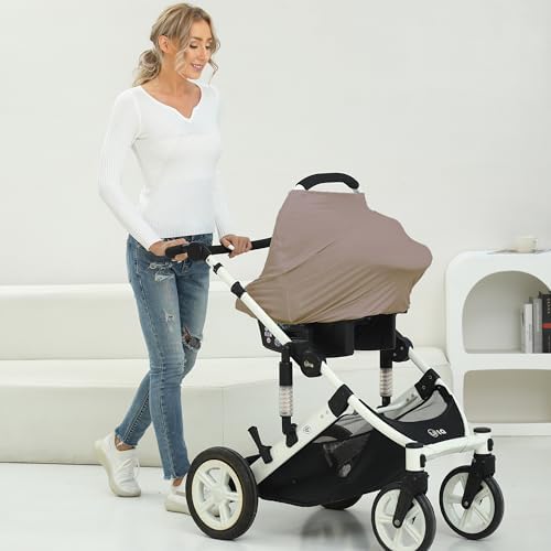 Breathable Car Seat Cover for Babies – Multi-Purpose Soft Rayon Nursing Cover - Image 3