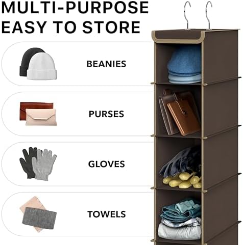 Simple Houseware 10 Shelves Closet Hanging Shoe Organizer - Image 7