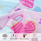 PHF 3 Pack Soft Castle Crib Sheets Fitted, Comfy Breathable Baby Sheets - Image 5