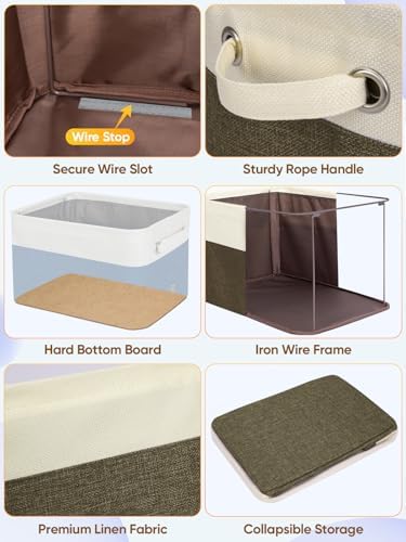 BALEINE 1 Pack Fabric Closet Storage Bins - Image 6