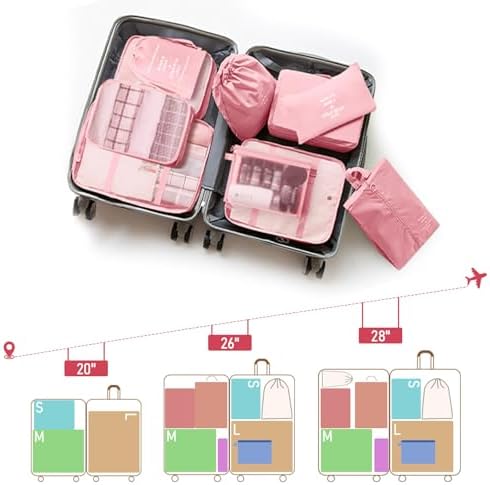 Packing Cubes for Travel 10 Set Luggage Organizer Bags - Image 7