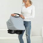 Breathable Car Seat Cover for Babies – Multi-Purpose Soft Rayon Nursing Cover - Image 2