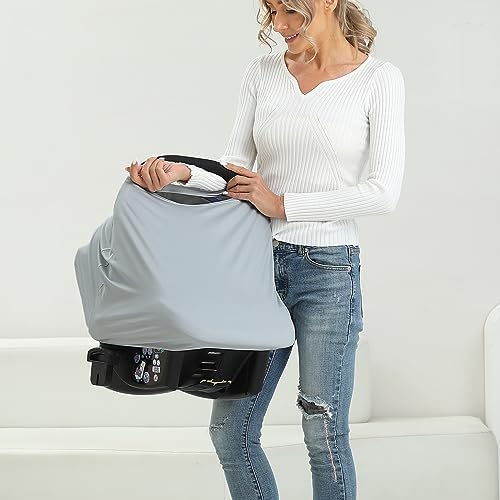 Breathable Car Seat Cover for Babies – Multi-Purpose Soft Rayon Nursing Cover - Image 2