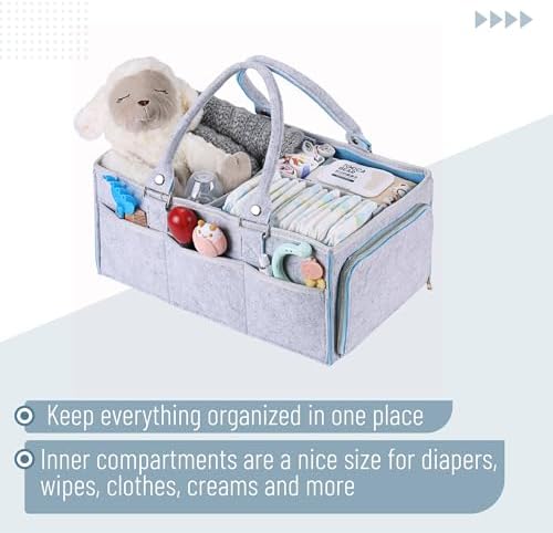 Mr. Pen- Large Baby Diaper Caddy Organizer, 2 Pack - Image 4